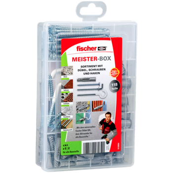 Fischer MEISTER-BOX UX + шурупы + крюки