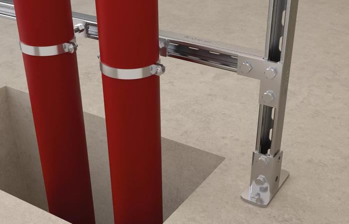 Fischer Трубный хомут FRSN 123 - 128 M8/M10 (фото 2)