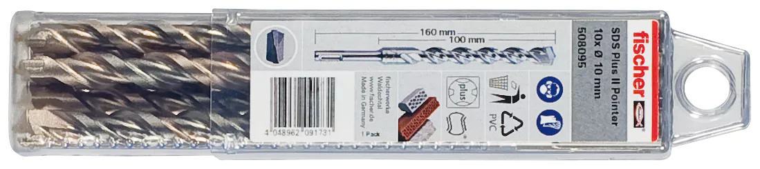 Fischer Буры Pointer SDS Plus II 6/50/110 (10) (фото 1)
