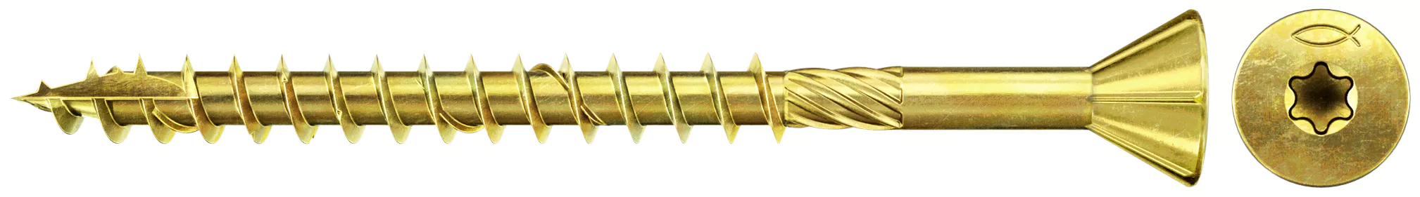 Fischer Винты МДФ Power-Fast FDF-ST 4,0 x 50 YZP 200 (фото 1)
