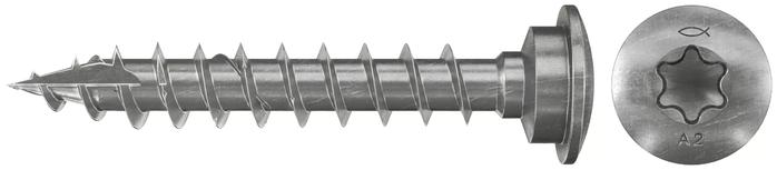 Fischer Винт для крепления штифтов FJS-LT 7,0 x 50 A2F 50 (фото 1)