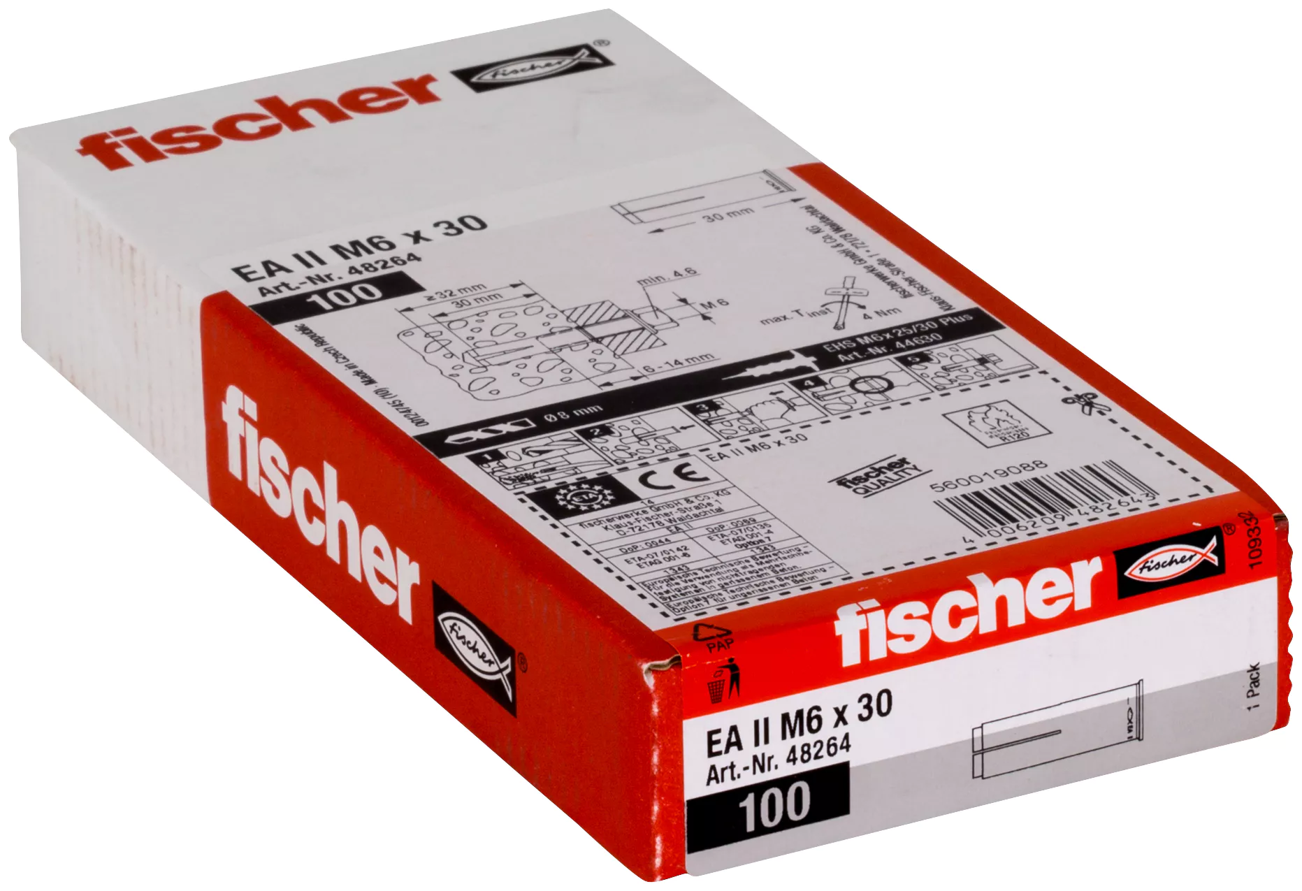 Fischer Забивной анкер EA II M 6 x 30 (фото 4)