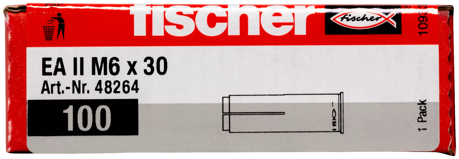 Fischer Забивной анкер EA II M 6 x 30 (фото 6)