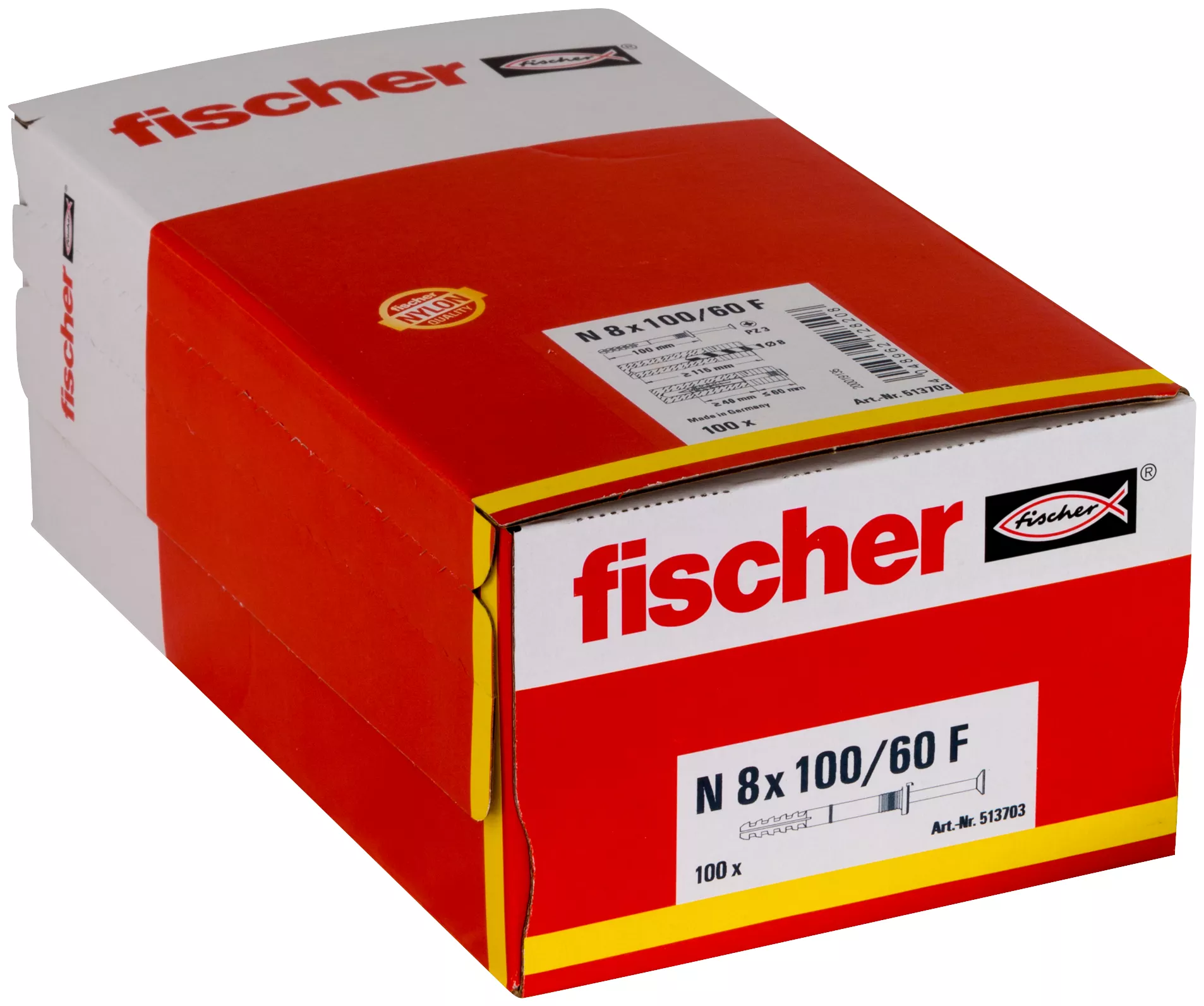 Fischer Гвоздевой дюбель N 8 x 100/60 F (100) (фото 11)