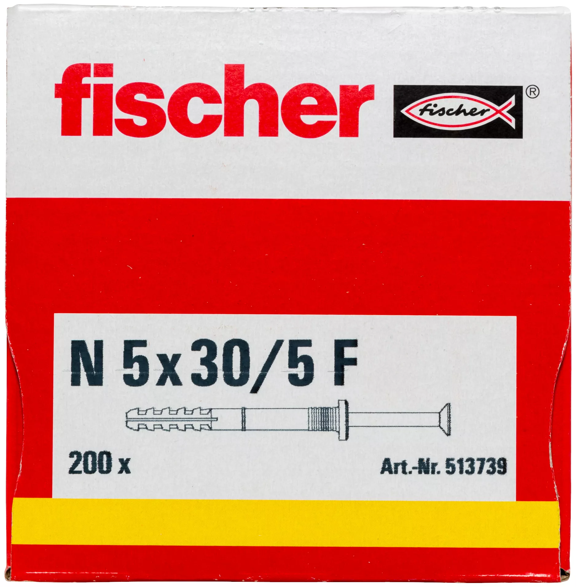 Fischer Гвоздевой дюбель N 5 x 30/5 F (200) (фото 13)
