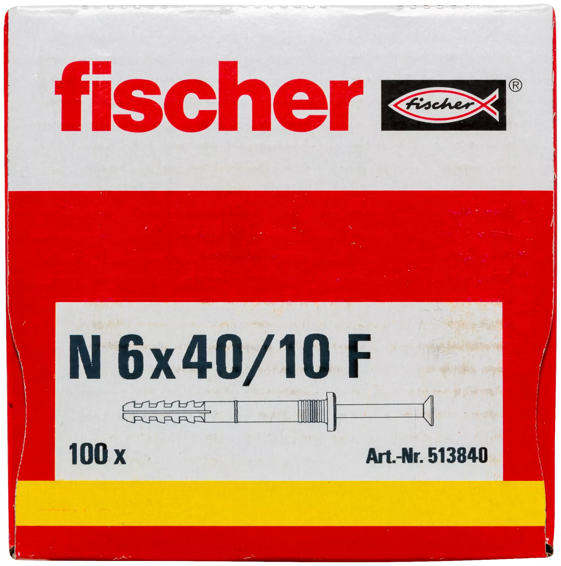 Fischer Гвоздевой дюбель N 6 x 40/10 F (100) (фото 15)