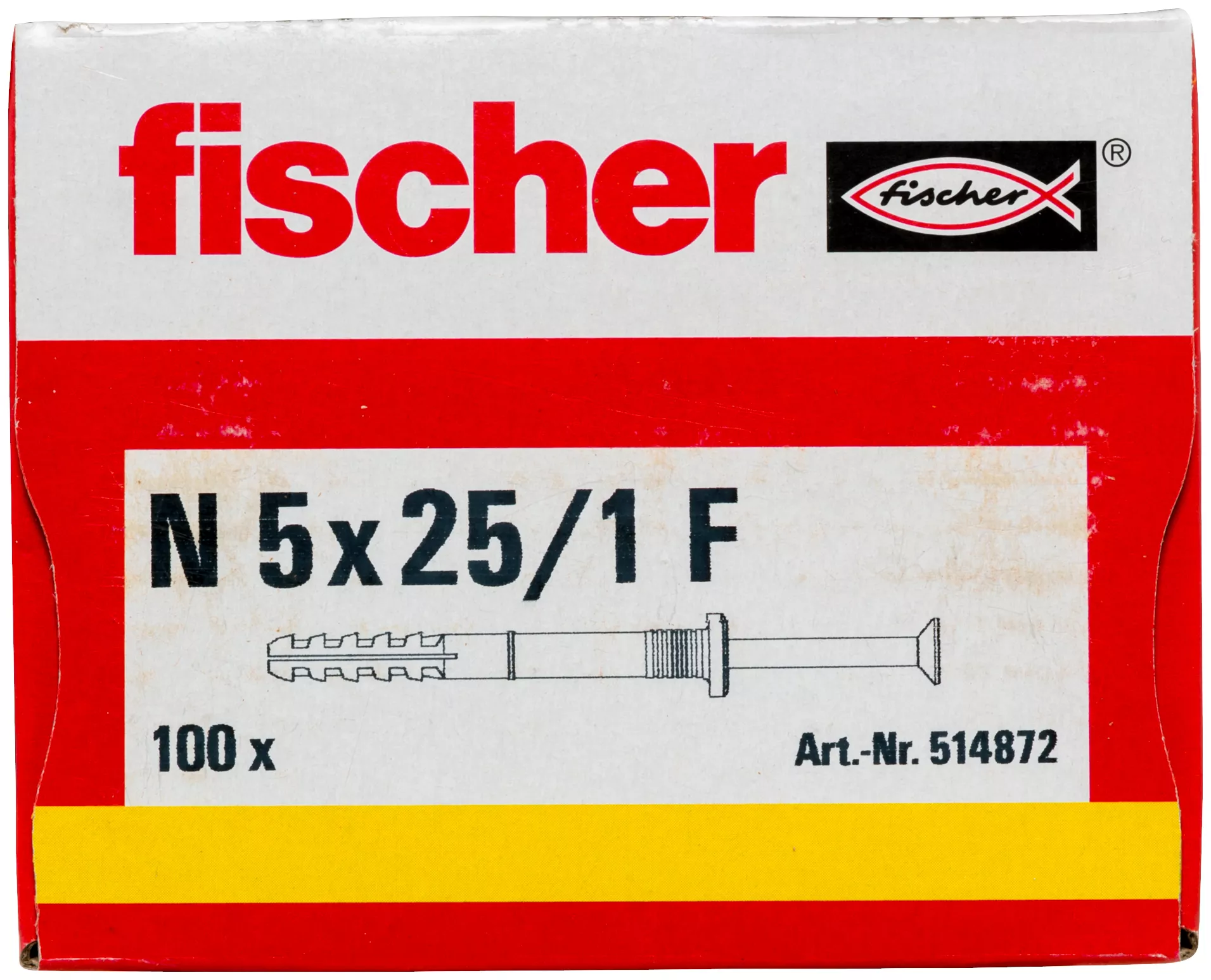Fischer Гвоздевой дюбель N 5 x 25/1 F (100) (фото 12)