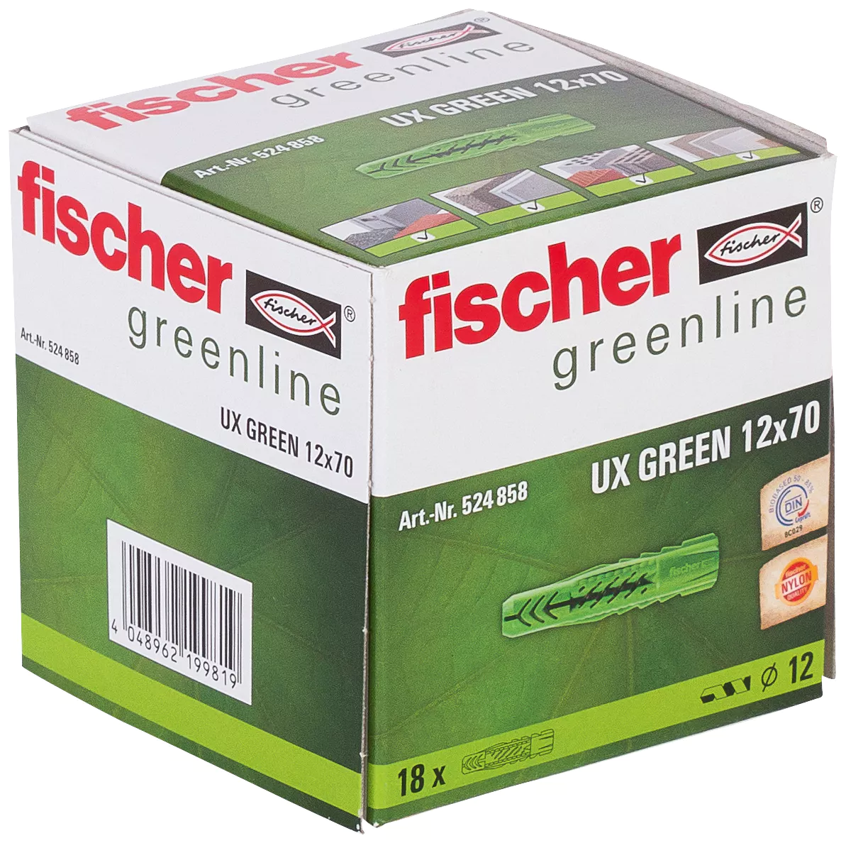 Fischer Универсальный дюбель UX GREEN 12 x 70 (фото 2)
