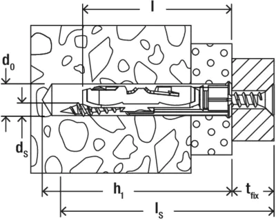 Fischer Нейлоновый дюбель DUOTEC 10 (фото 14)